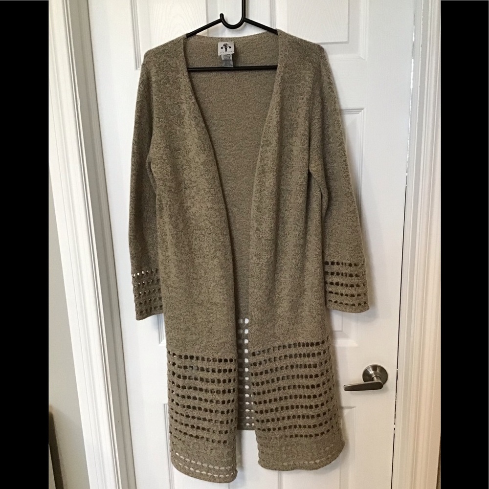 Rain and Rose edge to edge long cardigan